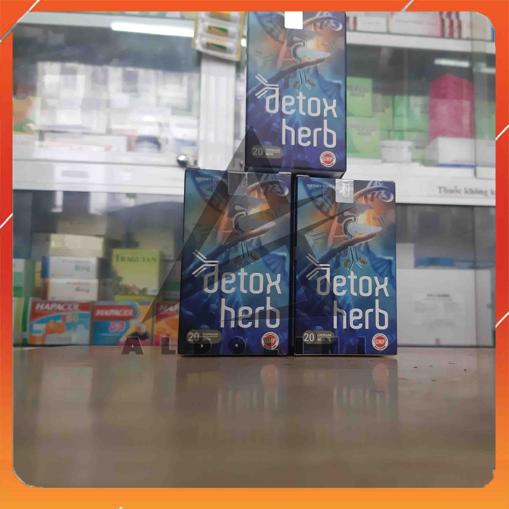 [COMBO 3 HỘP] VIÊN UỐNG DETOXHERB - Diệt Ký Sinh Trùng Nâng Cao Đề Kháng Thanh Nhiệt Mát Gan - Chính Hãng Hộp 20 Viên | BigBuy360 - bigbuy360.vn