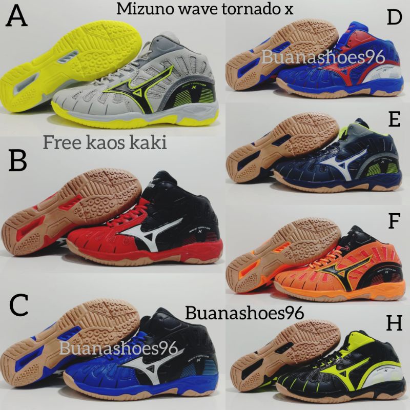 Giày thể thao Mizuno Wave Tornado X2 thời trang năng động Giày bóng chuyền Mizuno thiết kế năng động cho nam