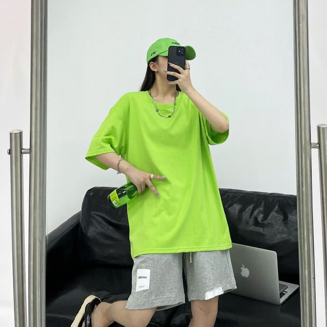 Áo Thun Cotton Tay Ngắn Dáng Rộng Thiết Kế Mới Thời Trang Dành Cho Mùa Hè