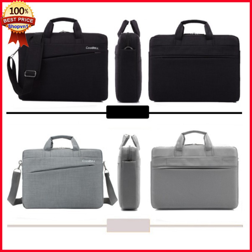 Túi xách, cặp Laptop thời trang Coolbell  vừa cho các máy14.1 inh trở xuống có ngăn chống xốc và quai đeo tháo rời | BigBuy360 - bigbuy360.vn