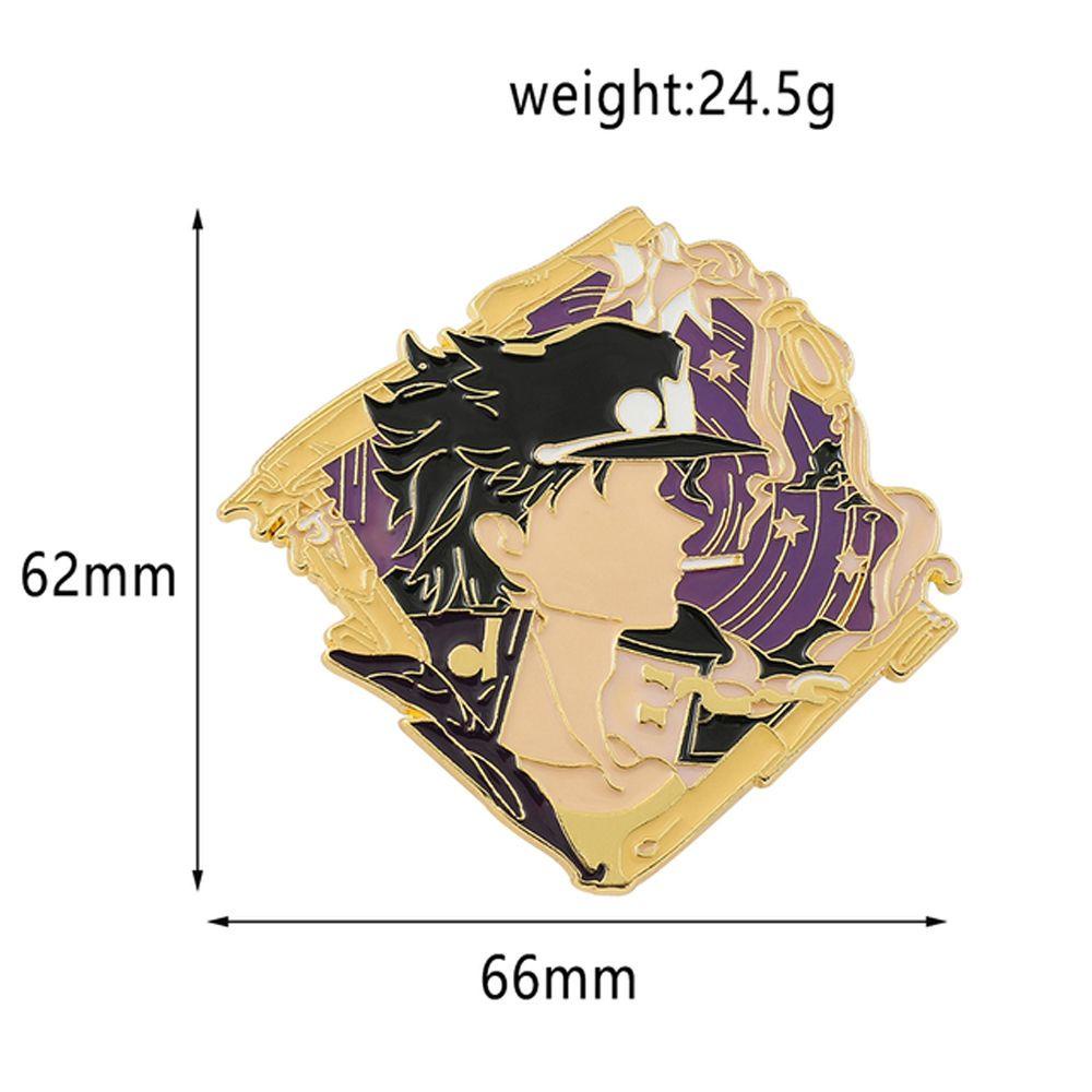 QQMALL Ghim Cài Áo Kim Loại Hình JoJo Bizarre Adventure