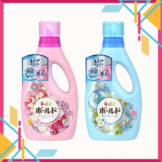 Nước giặt xả 2 in 1 bold p&g 850g màu xanh, hồng nhật bản