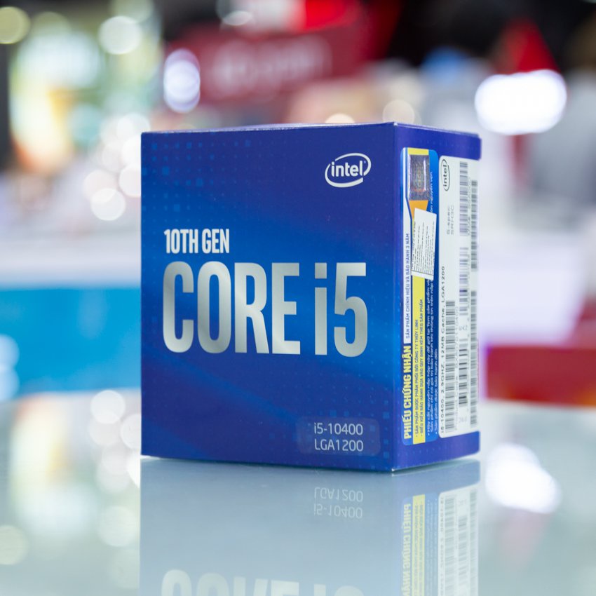 CPU Intel Core i5-10400 (2.9GHz turbo up to 4.3GHz, 6 nhân 12 luồng, 12MB Cache, 65W) - Socket Intel LGA 1200