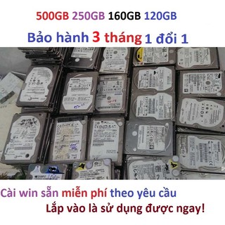 Ổ cứng laptop 320gb 500gb 160gb hdd 320gb hàng kho Nhật rã máy bảo hành 6 tháng