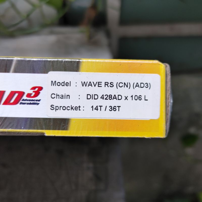 Nhông xích DID 9 li Made In Thailand chính hãng nhập khẩu