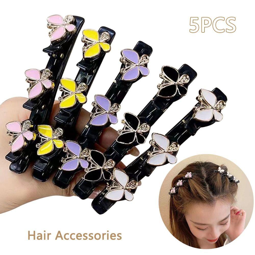 Set 5 Kẹp Tóc Bướm Tạo Kiểu Tóc Thời Trang