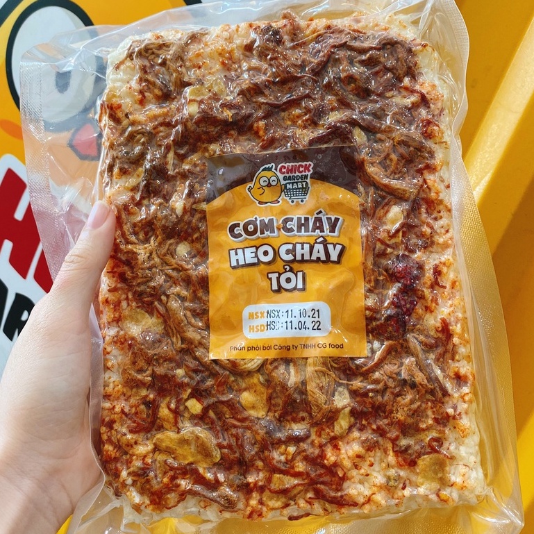 [Rẻ Vô Địch] Cơm Cháy Gà Bơ Tỏi Heo Cháy Tỏi Mix Vị - Chick Garden