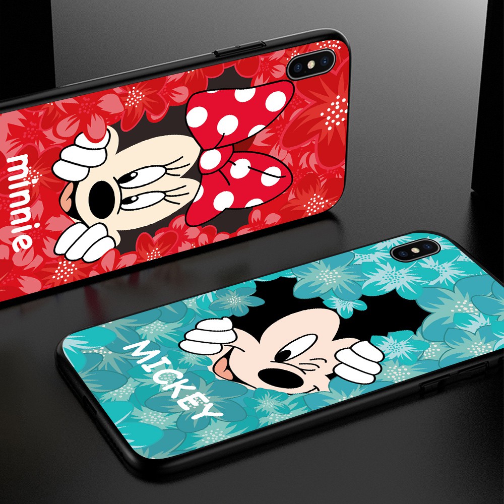 For OPPO A92 A9 2020 A5 2020 A91 A31 A52 A71 A71K A73 A83 Soft Case Silicone Casing TPU Cartoon Cute Mickey Minnie Mouse Phone Case Colorful Full Cover Cases