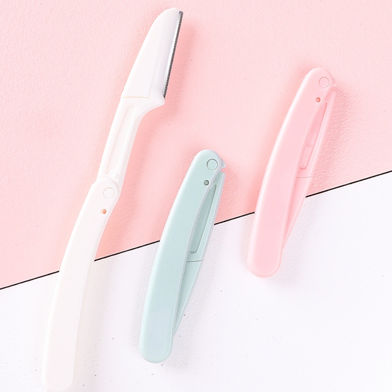 Bộ 3 Dao Cạo Lông Mày Bằng Thép Không Gỉ YOUYO Chất Lượng Cao