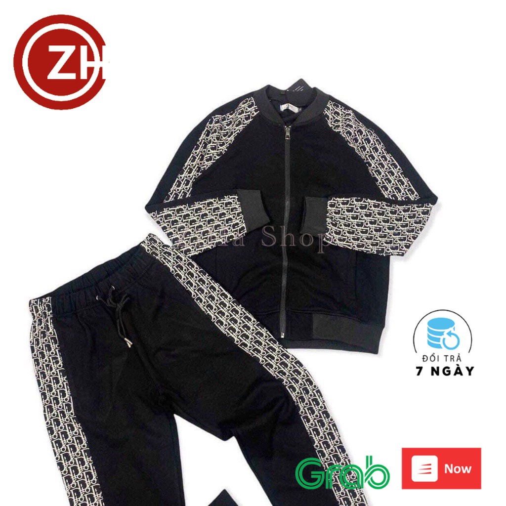 Bộ thu đông nam Kéo Khóa, Bộ nỉ nam thu đông, Đồ bộ nỉ nam thu đông dài tay, quần áo thu đông nam BD926 ZiHa Shop