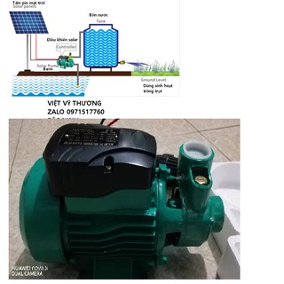 Bơm năng lượng mặt trời SOLAR DC 12v, 24v 48v 1.5m3 có bo mạch thay thế