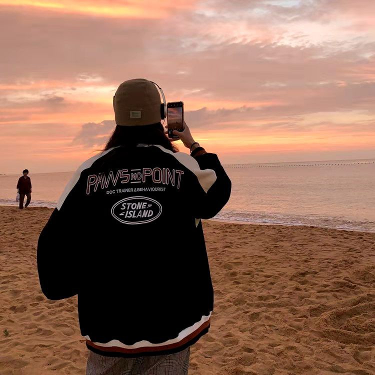 Áo khoác cardigan tay dài màu sắc nổi bật size lớn phong cách Mỹ retro thời trang xuân thu cho nữ | BigBuy360 - bigbuy360.vn