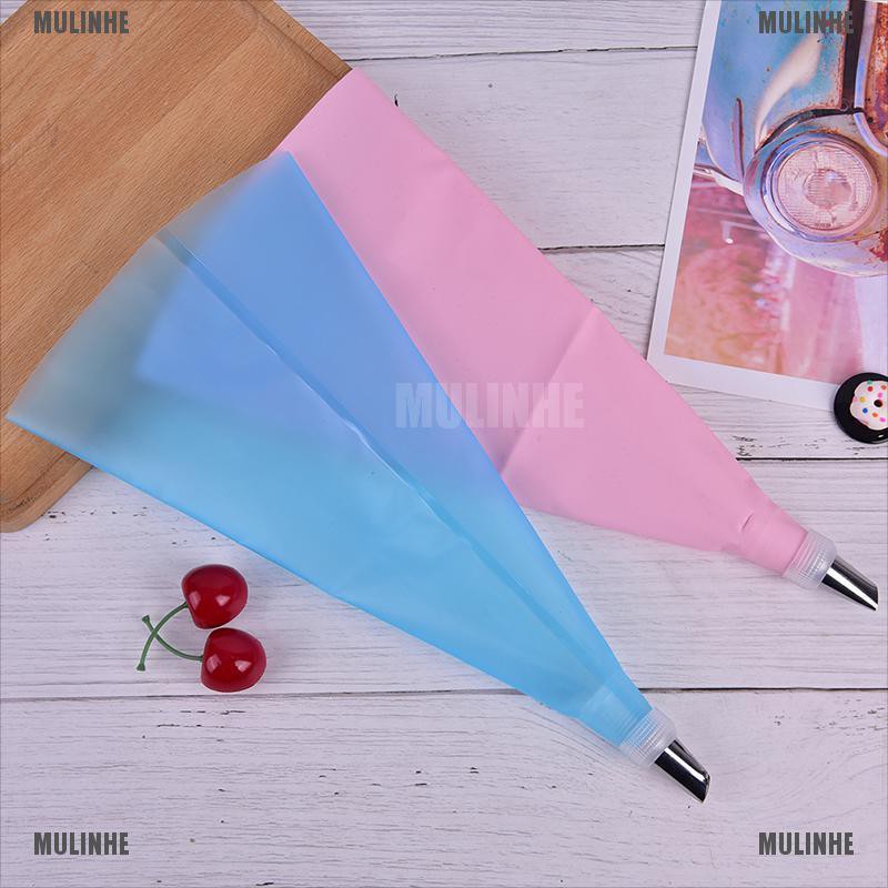 Bộ Túi Bắt Bông Kem Bằng Silicone Tiện Dụng