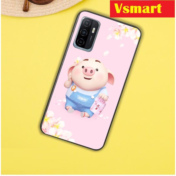 Ốp lưng dẻo TPU Vsmart Star 5 in hình Heo xinh