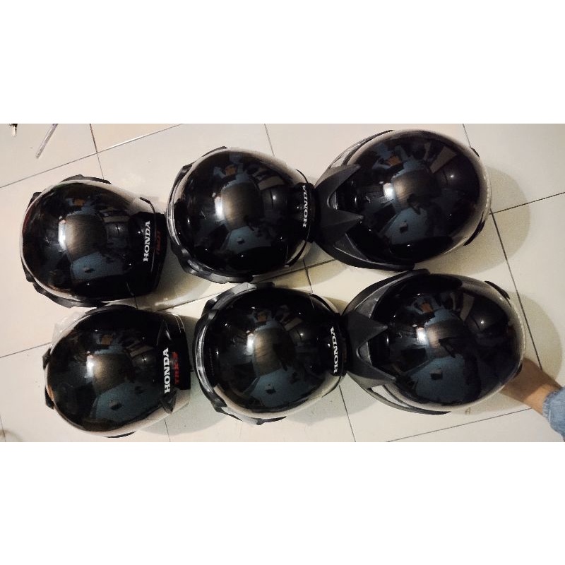 Mũ Honda 3/4 chính hãng Bảng số trước