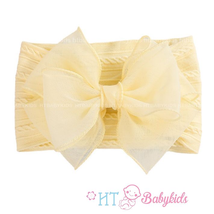 Băng đô cho bé - Turban Nơ xinh dành cho bé gái