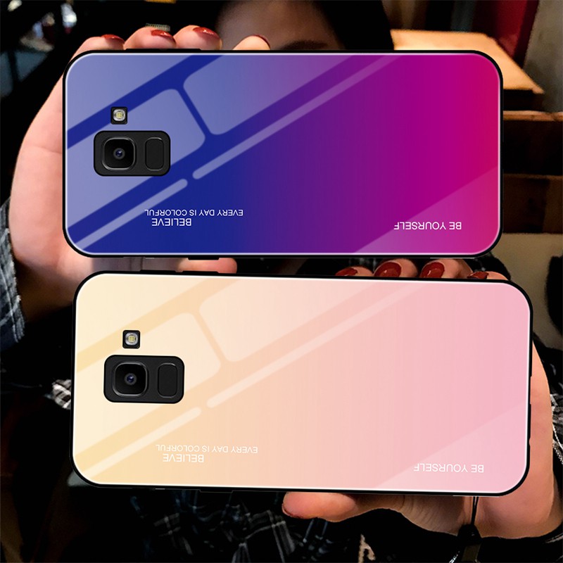 Ốp lưng mềm TPU cường lực phối 2 màu cá tính cho Samsung S8 S9 Plus Note 8 9 | BigBuy360 - bigbuy360.vn