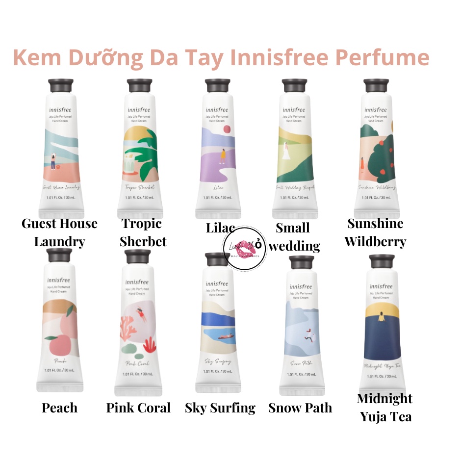 Kem dưỡng da tay Innisfree Jeju Life Perfumed Hand Cream 30ml