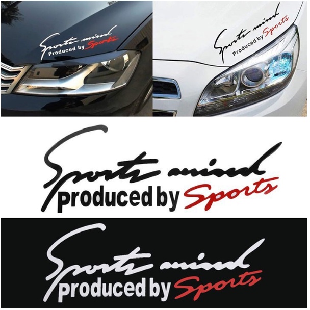 Chữ Decal Sport Mind dán Ô tô, xe hơi