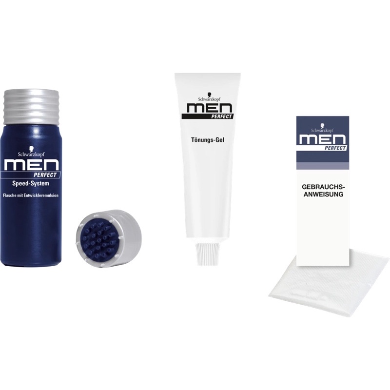 Thuốc nhuộm tóc phủ bạc dành cho Nam Schwazkopf Men Perfect 80 - Nâu đen