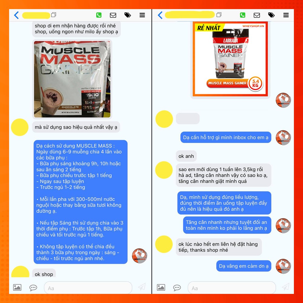 Sữa Tăng Cân Labrada Muscle Mass Gainer 12lbs (5.4kg) - Nhập Khẩu Chính Hãng BBT | BigBuy360 - bigbuy360.vn