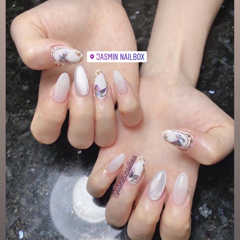 Mã JKOAHP giảm 15K đơn 0₫ [ NAIL BOX ] Nailbox thiết kế có làm theo yêu cầu mẫu măt mèo kim cương