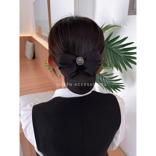 Kẹp nơ xinh- kẹp nơ đính đá thời trang-kẹp búi tóc đính đá.