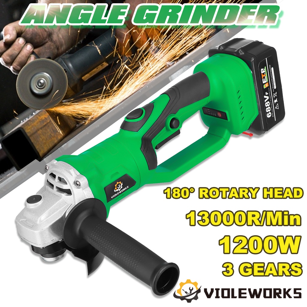 Máy Đánh Bóng 1200w 688vf 3 Tốc Độ Không Chổi Than 18v Pin makita 100mm