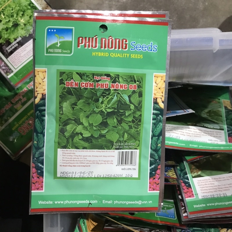 Hạt giống dền xơm Phú Nông gói 10g