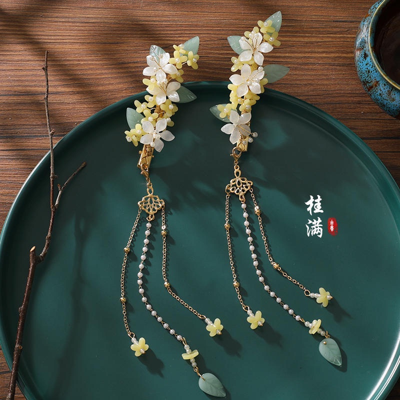 Kẹp Tóc Thiết Kế Theo Phong Cách Trung Hoa Cao Cấp Thời Trang