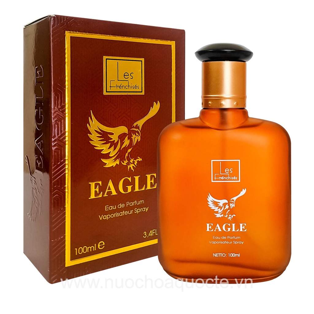 Nước hoa nam chính hãng thơm lâu, Dầu Thơm lịch lãm cho nam- Nồng độ EDP dung tích 100ml - EAGLE 100ml Nuochoaquocte