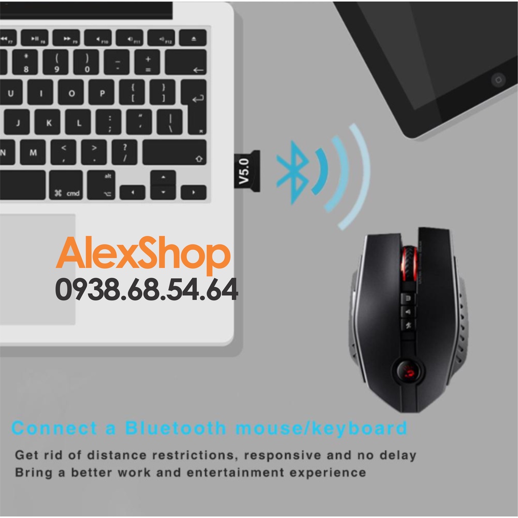 USB Bluetooth 5.0 Dành cho PC hoặc Laptop Nhỏ Gọn Công Suất Cao