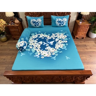 Bộ chăn ga gối Thun siêu mát Lạnh 5D Cao Cấp