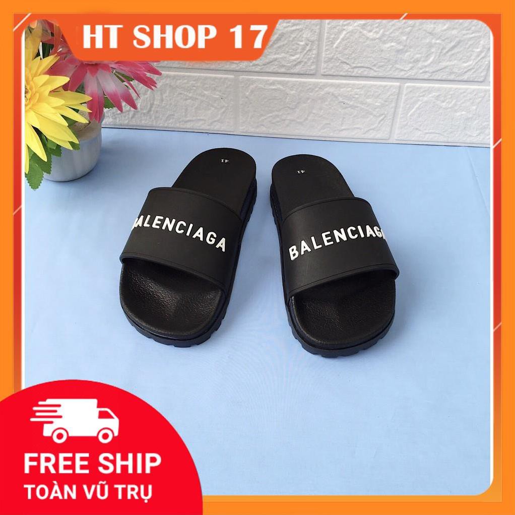 FREE SHIP Dép nam cao su quai ngang balenciaga đế cao cực sang