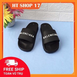 FREE SHIP Dép nam cao su quai ngang balenciaga đế cao cực sang