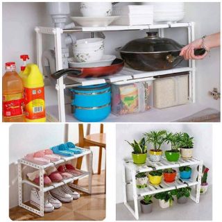 [LOẠI 1] KỆ GẦM BẾP 🔺 KỆ CO GIÃN 2 TẦNG ĐA NĂNG 🍃🎄