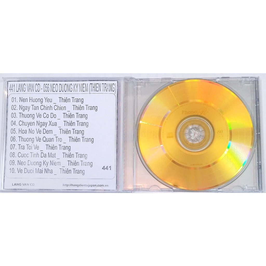 Bộ 7 dĩa ca sĩ thien trang