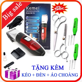Tông đơ cắt tóc kemei km-730 - máy cắt tóc kemei sạc điện siêu tiện - vinmax
