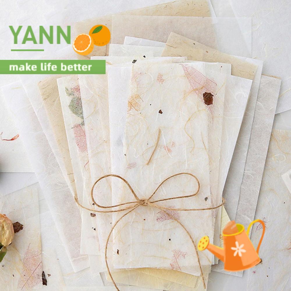 Set 30 miếng giấy kraft in họa tiết hoa phong cách vintage dùng trang trí sổ tay/ đồ thủ công