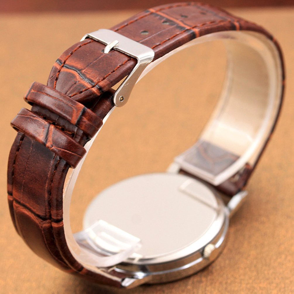 Đồng hồ cơ tự động đa chức năng với dây đeo bằng da thời trang  | BigBuy360 - bigbuy360.vn