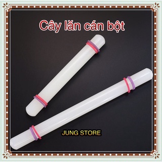 Cây lăn cán bột silicon dài 23cm và 33cm kích thước 2,5cm