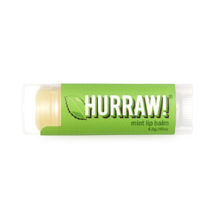 Son dưỡng môi Hurraw! Balm - hương bạc hà 4.8g/.17oz