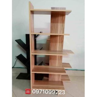 Kệ gỗ 5 tầng góc tường