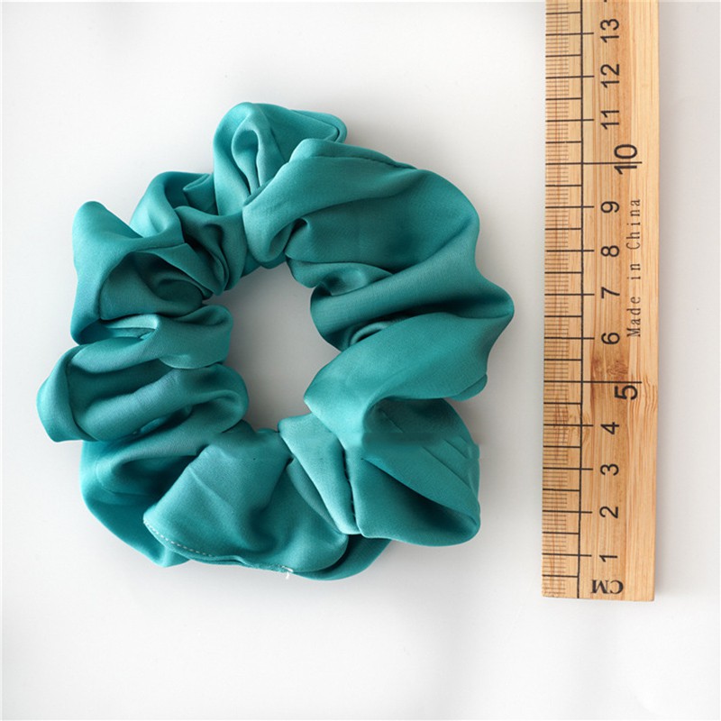 Dây cột tóc bằng satin màu trơn cho nữ