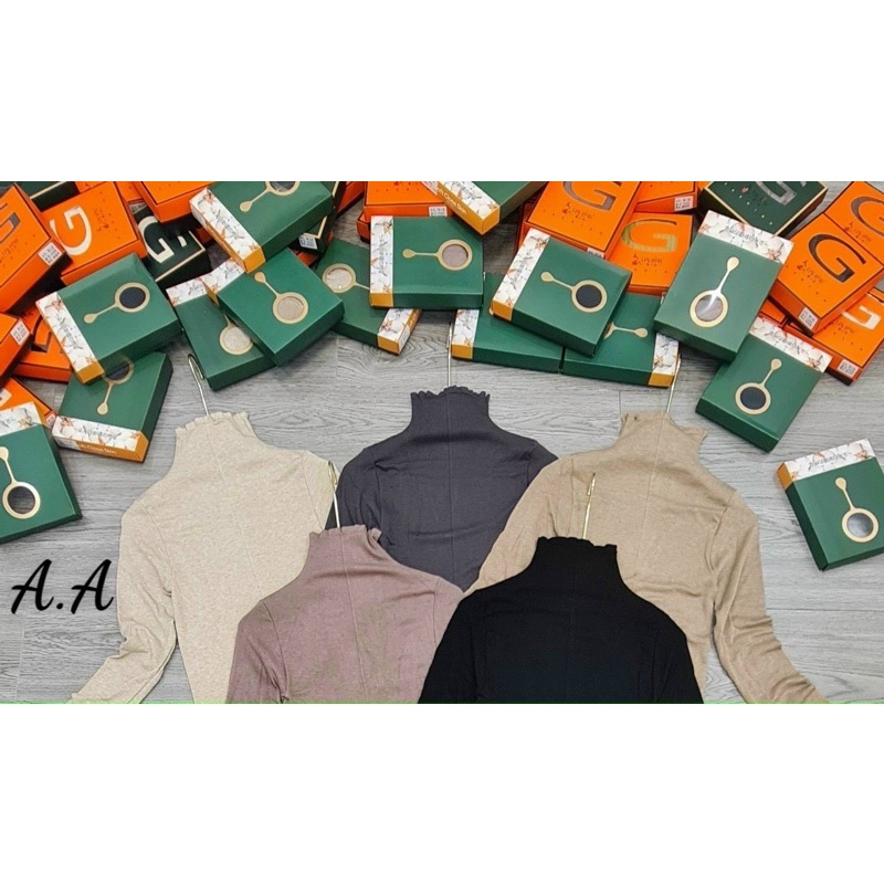 Áo giữ nhiệt cổ lọ hộp xanh hàng loại 1 mã 28108 _ có sỉ