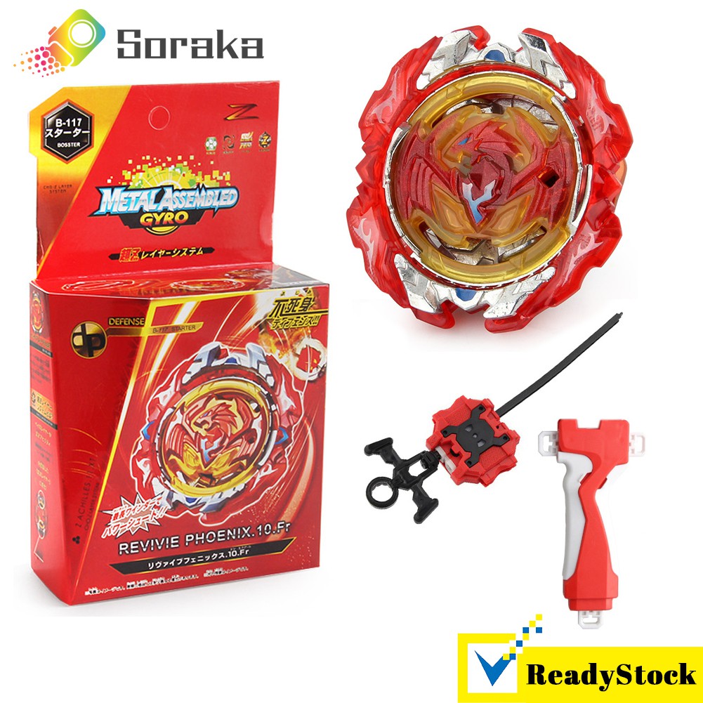 Bộ nổ Beyblade - B-117 Revive Phoenix.10.Fr với Đồ chơi Beyblade dành cho trẻ em Launcher