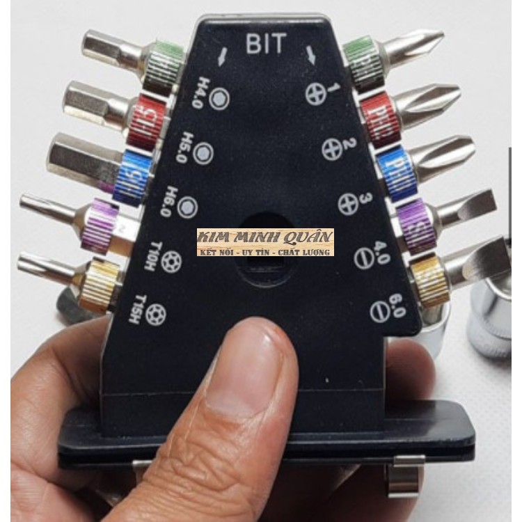 Bộ Vít Đa Năng Cao Cấp 15 Chi Tiết BA0033 BUDDY