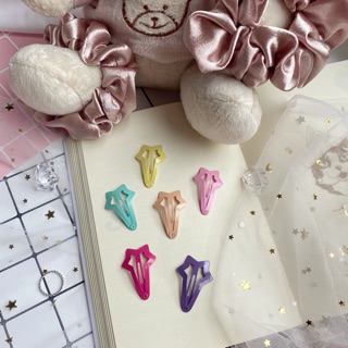 Set 6 kẹp tóc màu sắc