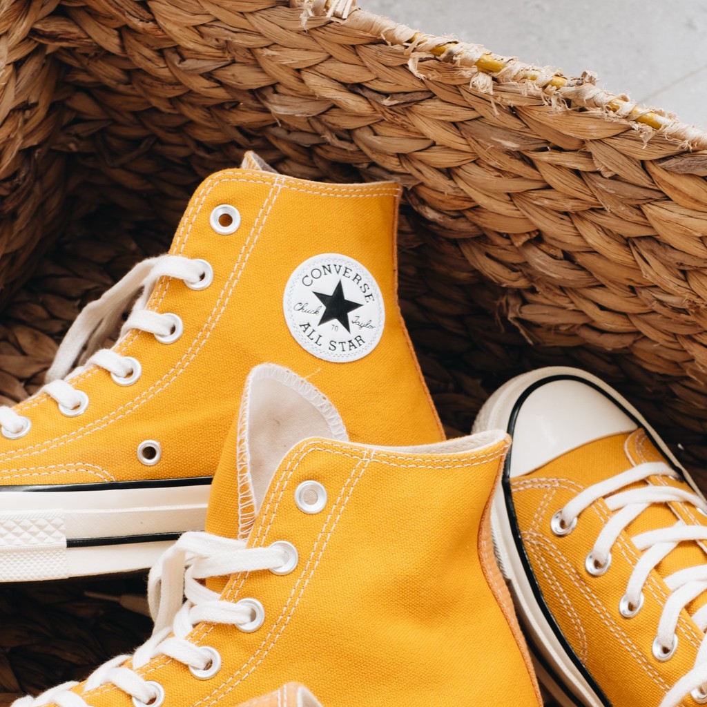 [FREESHIP - HÀNG AUTH KÈM BILL] Giày Sneakers Nữ Converse 1970s Sunflower Cao Cổ - Present Original Sneakers