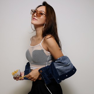 Áo Croptop Lưới 2 dây
